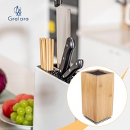 [nvnrbso] Knives Block Ornament Knives Holder (without Knives) Gifts Strong Stand Space Saving Kitch