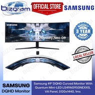 Samsung 49" DQHD Curved Monitor With Quantum Mini-LED LS49AG950NEXXS, VA Panel, 5120x1440, 1ms (3-Yrs Wty)