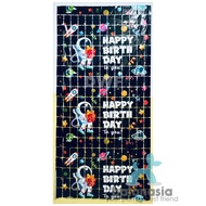 Tirai KOTAK rumbai Foil curtain 2m x 1m Ulang tahun astronot/unicorn/animal Rumbai dinding Backdrop 