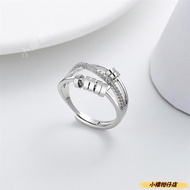 Decompression Smart Ring Pressure Relief Ring N03 Relieving Anxiety Rotatable Ring Diamond Line Rota