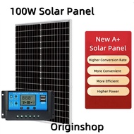 Solar Panel 100Watts Outdoor Waterproof Sun Power Mono Poly