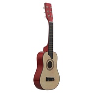 【ZAN】-25 Inch Basswood Acoustic Guitar 6 Strings Small Mini Guitar with Guitar Pick Strings for Chil