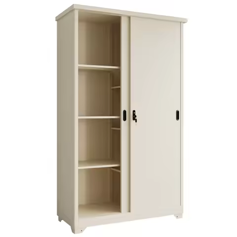 Metal Wardrobe Closet Steel Cupboard for Clothes