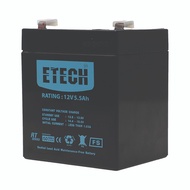 Battery 5.5Ah 12V ETECH อีเทค ETECH 12V 5.5Ah