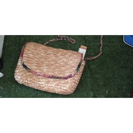 straw sling bag bandle cantik