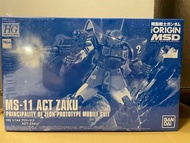 HG 1/144 Gundam The Origin  ACT ZAKU 渣古 高達模型