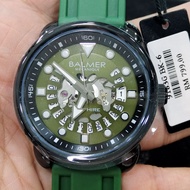 Balmer 9183G BK-6 Men's Mechanical Automatic Sapphire 30M Green Rubber Strap Watch