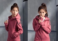 Adidas ZNE 粉紅色拉鏈外套