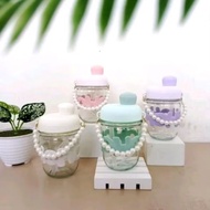 HOHO PEARL GLASS DRINKING GLASS ELEGANT AESTHETIC GLASS TUMBLER GIFT SOUVENIR