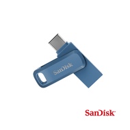 SanDisk Ultra Go USB Type-C雙用隨身碟/ 公司貨/ 256GB/ 靛藍