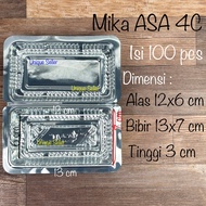 Mika Cake 4C contains 100 pcs Size 13x7x3 cm ASA 4 C Foodgrade Mika Cake Snack Wet Bread Snack Lumpi