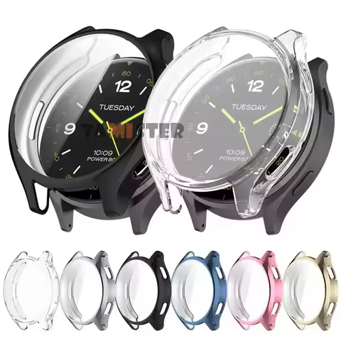 Soft TPU Cover Case For Xiaomi Watch 2 Smart Watch All-around Protective Shell Bumper For Xiaomi Wat