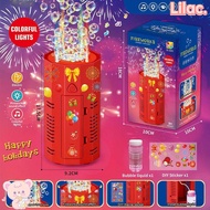 VIOLETLILAC Electric Bubble|Colorful Lights Fireworks Sound Fireworks Bubble|Fashion Automatic Elect