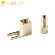 MXMUSTY Banana to Spade Adapte Metal Durable Spade Adapter Adapter Plugs Banana Plug Cable Connector