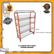 4 1/2 Layer Heavy Duty Rack - Cooper Orange PJ 2M-7750C