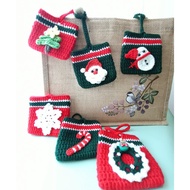 Crochet Christmas gift Earbuds, Airpod  pouch