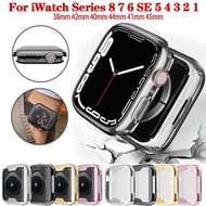 compatible with iwatch series 8 case with Screen Protector 360 Degree Cover for iwatch series 8 7 6 SE 5 4 3 41/45mm