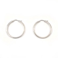 【日本直送 二手美品】CELINE 精品 耳環 圓圈 簡約 925 銀 珠寶 配飾 拋光處理