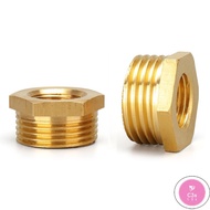 C3S 1pcs Brass Hex Bushing Reducer Pipe Fitting M10 M14 M22 1/8 1/4 3/8 1/2 3/4 F to M Threaded Redu