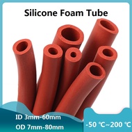 Silicone Foam Tube Heat-resistant Silicone Sponge Tube Silicone Hollow Round Tube Insulation Tube Lo