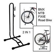 READY STOCK Bike floor parking stand 2 in 1 // double parking stand // repair stand display stand