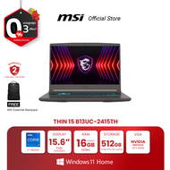 MSI NOTEBOOK THIN 15 B13UC-2415TH | 15.6" FHD | Raptor Lake i7-13620H | NVIDIA GeForce RTX 3050 | 16