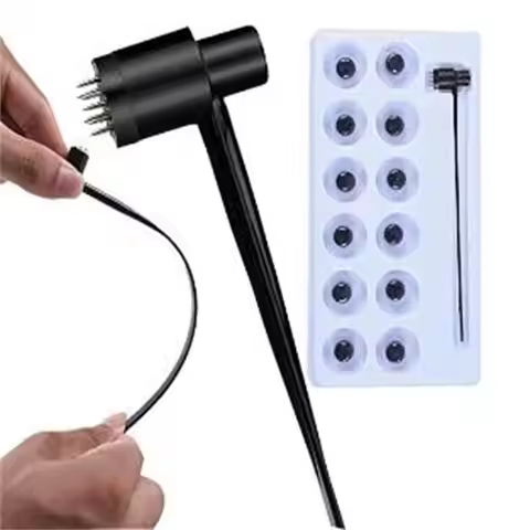 Dermal Hammer Plum Blossom Shaped Blood Hammer 7 Star Needle Dermal Needle Bloodletting Needle Seven