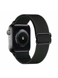 Correa De Bucle Único Compatible Con Apple Watch 38 Mm/40 Mm/41 Mm/45 Mm/42 Mm/44 Mm/49 Mm, Correa De Reloj Deportiva Elástica Tejida De Nailon, Adecuada Para Apple Watch Ultra Se Series 8/7/6/5/4/3, Unisex