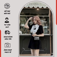 SUPER Beautiful Women's Dress Dress with Ruffled Bow and Pleated Bow, Super Pretty Party Dress - 752