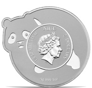 2022 Niue 2 Dollar 1Oz Panda Silver