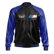 BMW Leather Bomber Jacket Men Leather Jacket