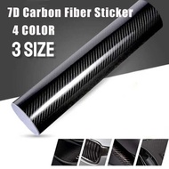 LY 24 Hours Dey7d Carbon Fiber Sticker Vinyl Carbon Fiber Glossy Black Car Sticker Waterproof