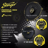 STINGER SPEAKER OEM PNP MID BASS AND 2 WAY SPEAKER FOR PERODUA