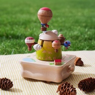 【熱氣球】雙旋上下動音樂盒 Wooderful life