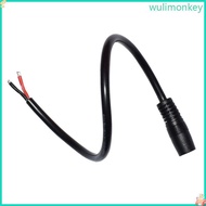 WU 30cm 11 81inch Long 7 9mmx0 9mm Female to Open End Power Cable Bare 2Pin Cord