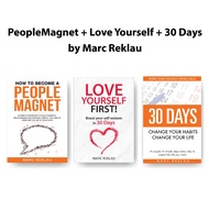 1 Set of Marc Reklau Books (3cps) - People Magnet BI + Love Yourself BI + 30 Days