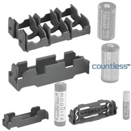 Modular Battery Box Accessories Battery Holder Battery Organizer Battery Storage for AAA 18650 18350
