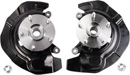 TRQ Front Steering Knuckle & Wheel Bearing Hub Pair Set of 2 LH Left Driver RH Right Passenger Side 
