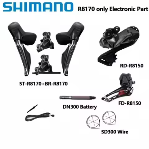 Shimano R8170 ULTEGRA Di2 Electronic Part 2x12S R8150 Front Rear Derailleur Hydraulic Disc Brake Roa