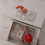 二手 MAMAWAY媽媽餵電動雙邊熱敷吸乳器/擠乳器3.0