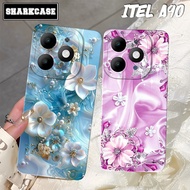 HP Itel A90 / A80 / A70 / A50 / A60 / A60S / A49 Phone Case with Modern Aesthetic Flower Motif - Ite