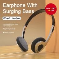 SPRISE Retro Y2k Headphones CD MP3 Walkman Headsets Sports Fashion 3.5mm Wired On-Ear High Quality E