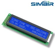 【Spark Glide】 STN Cobalt Blue 24x2 Character LCD Display Module 2402 16-Pin LED Backlight