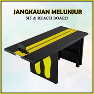Jangkauan Melunjur Latihan Segak Sit and Reach Board