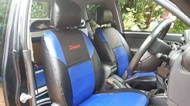 🔥ส่งฟรี🔥 1 คู่ ชุดหุ้มเบาะรถยนต์ ขนาดตรงรุ่น ALLNEW D-MAX2005-2011 แบบสวมทับ คู่หน้า (สีน้ำเงิน-ดำ) BLU-BL (N /LINE 3 )
