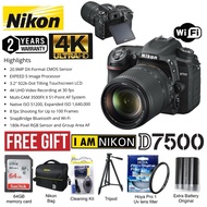 NIKON D7500 18-140MM VR ORIGINAL (2 YEARS WARRANTY) 51 POINT AUTOFOCUS 4K UHD RESOLUTION DX-FORMAT C