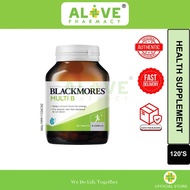 [ALIVE PHARMACY] Blackmores Multi B 120’s | Lengkap Vitamin B Complex untuk Tenaga & Metabolisme