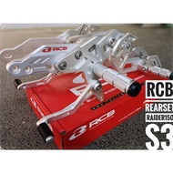 RCB S3 Full Shifter Set Raider 150 Carb / FI Silver