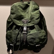 Prada vintage backpack nylon green