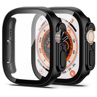 Glass+case Smartwatch Case Screen Protector Tempered Protective Cover For Apple Watch Ultra 2 49mm